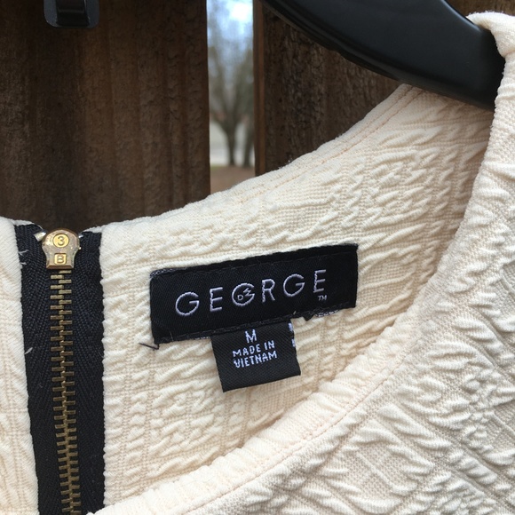 Quilted Cream Dress - Picture 3 of 6